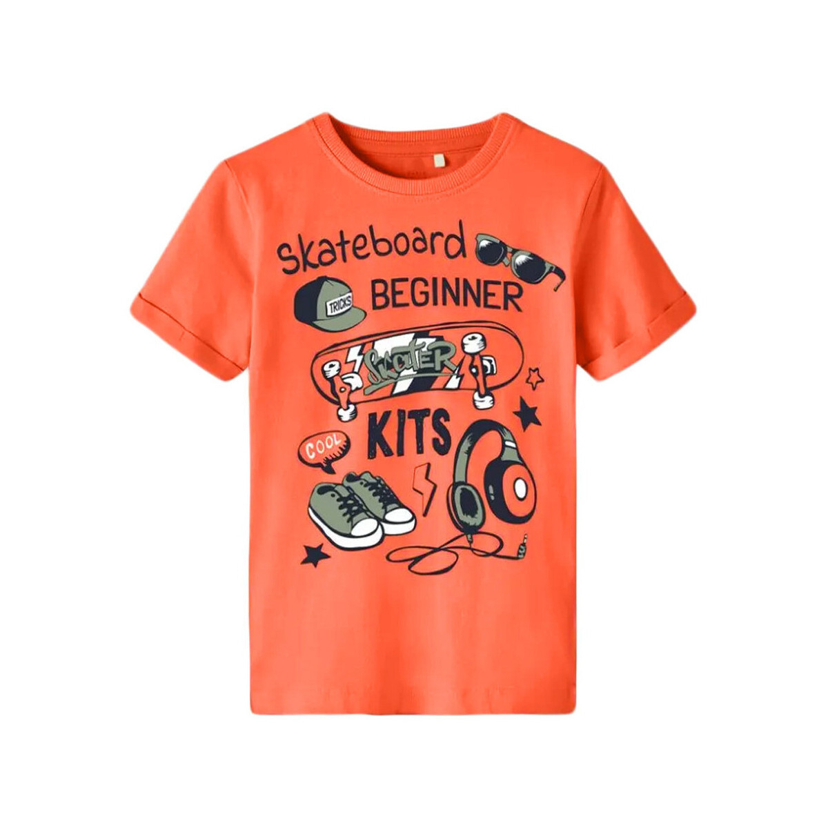 Vêtements Garçon T-shirts & Polos Name it 13214988 Orange