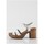 Chaussures Femme Malles / coffres de rangements Keslem Sandalias  en color blanco para Blanc