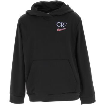 Vêtements Garçon Sweats heel Nike Cr7 b nk df hoodie po Noir