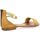 Chaussures Femme Sandales et Nu-pieds Gianni Crasto Nu pieds cuir velours Marron
