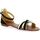 Chaussures Femme Sandales et Nu-pieds Gianni Crasto Nu pieds cuir velours  zebre Multicolore