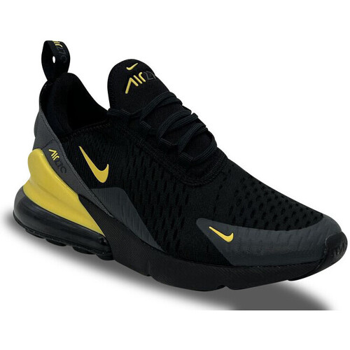 Nike Air Max 270 Junior Black Yellow Strike Noir - Livraison Gratuite |  Spartoo ! - Chaussures Baskets basses Enfant 129,56 €