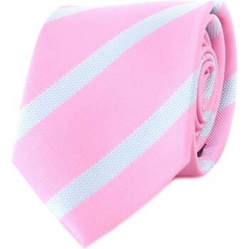 Vêtements Homme Cravates et accessoires Suitable Cravate Rayée Rose Multicolore