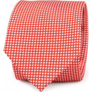 Vêtements Homme Rrd - Roberto Ri Suitable Cravate en Soie à Pois Rouges K81-20 Rouge