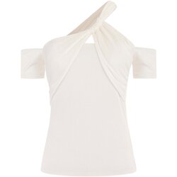 Vêtements Femme T-shirts & Polos Guess W3GP12 KBEM0 Blanc