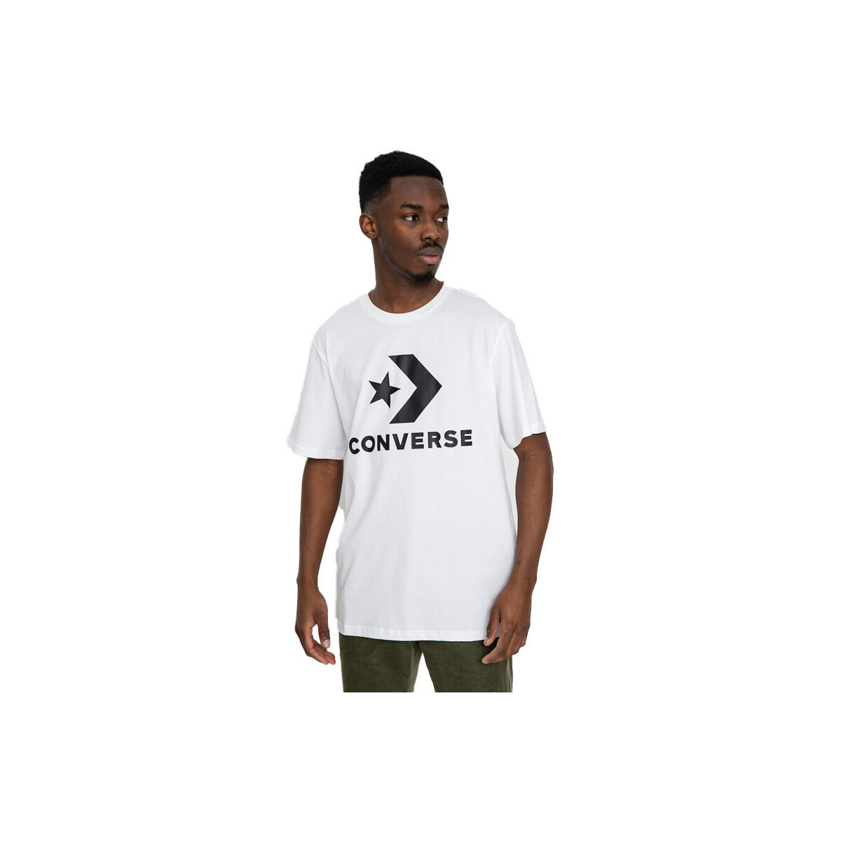 Vêtements Débardeurs / T-shirts sans manche Converse Logo Chev Tee Blanc