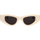 Montres & Bijoux Cat-Eye Frame Acetate Sungless Occhiali da Sole  Odeon Cat BB0243S 003 Beige