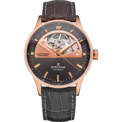 The Indian Face Homme Montres Analogiques Edox 85019-37RG-GIR, Automatic, 38mm, 5ATM Doré