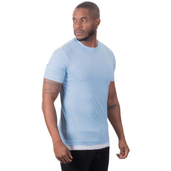Vêtements Homme Débardeurs / T-shirts sans manche Uniplay Tee shirt homme Oversize Bleu ciel UY946 - S Bleu
