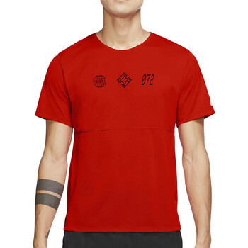 Vêtements Homme T-shirts & Polos crimson Nike CU6062-673 Rouge
