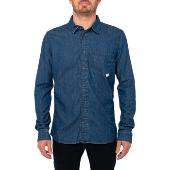 Vêtements Homme Chemises manches longues Pullin Chemise mixte DRYBLUE Bleu