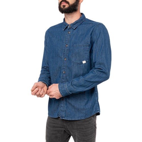 Vêtements Homme Chemises manches longues Pullin Chemise mixte VINTAGE Bleu