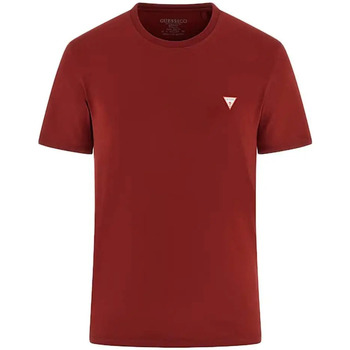 Vêtements Homme T-shirts manches courtes Guess Triangle Rouge