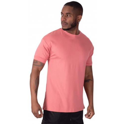 Vêtements Homme Débardeurs / T-shirts sans manche Uniplay Tee Trefoil shirt homme oversize corail UPT980 - S Rose