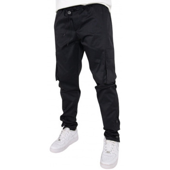 Vêtements Homme Pantalons Uniplay Cargo homme noir souple  UP-T3931 - S Noir