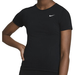 Vêtements Fille T-shirts & Polos Nike DA1029-010 Noir