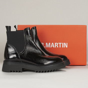 Chaussures Femme Zapatillas Boots JB Martin ORACLE VERNIS NOIR