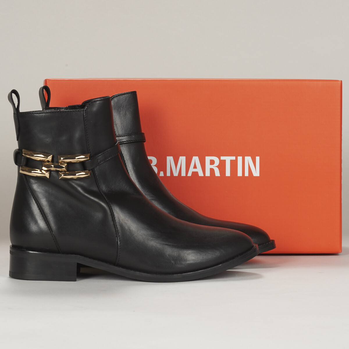 Chaussures Femme Boots JB Martin BEAUTY VEAU NOIR