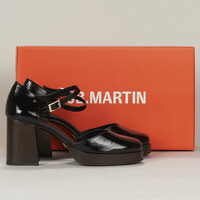 Chaussures Femme Escarpins JB Martin VRILLE VEAU VINTAGE NOIR