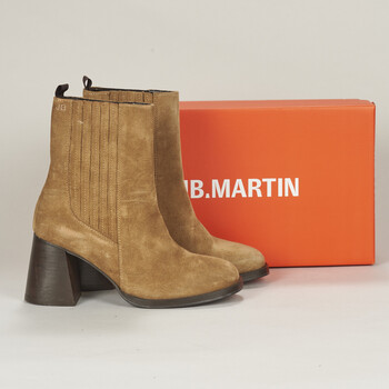 Chaussures Femme Bottines JB Martin BACALI CROUTE VELOURS MOKA