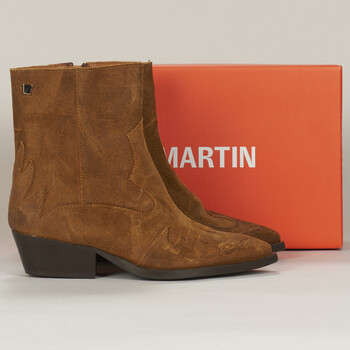 Chaussures Femme Zapatillas Boots JB Martin FRIDA CROUTE OILED CAMEL