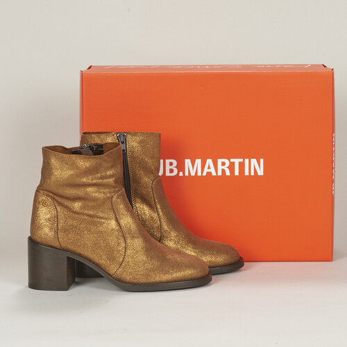 Chaussures Femme Bottines JB Martin BENITA CROUTE METAL MARRON