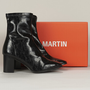Chaussures Femme Bottines JB Martin VISION TOILE VINTAGE ST NOIR