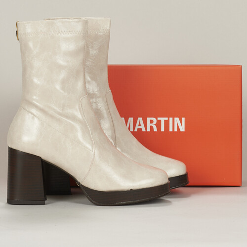 Chaussures Femme Bottines JB Martin VIOLETA TOILE VINTAGE ST BEIGE