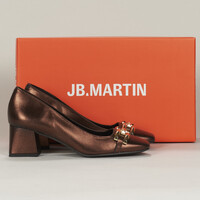 Chaussures Femme Escarpins JB Martin VOICE CHEVRE METAL MARRON