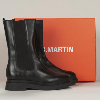 Chaussures Femme Zapatillas Boots JB Martin ORDONNEE VEAU SOFT NOIR