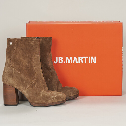 Chaussures Femme Bottines JB Martin IBIS CROUTE VELOURS TABAC