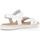 Chaussures Femme Sandales et Nu-pieds Gabor Sandales en cuir lisse à talon compensé Blanc