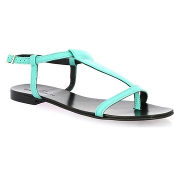 Chaussures Femme Soins corps & bain Gianni Crasto Nu-pieds cuir  turquoise Bleu