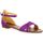 Chaussures Femme Sandales et Nu-pieds Gianni Crasto Nu pieds cuir velours Violet