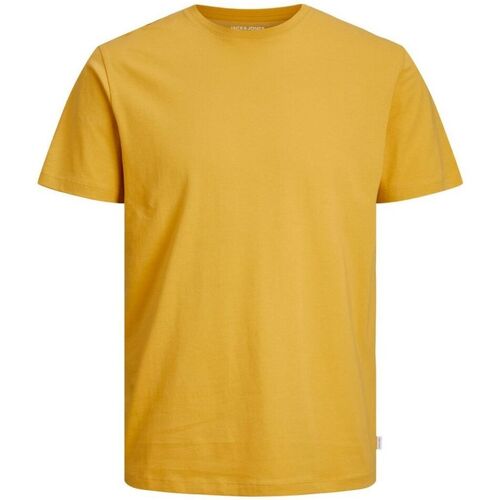 Vêtements Homme T-shirts & Polos Jack & Jones 12156101 BASIC TEE-HONEY GOLD Blanc