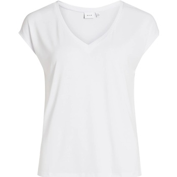Vêtements Femme T-shirts manches courtes Vila 14074847 Blanc
