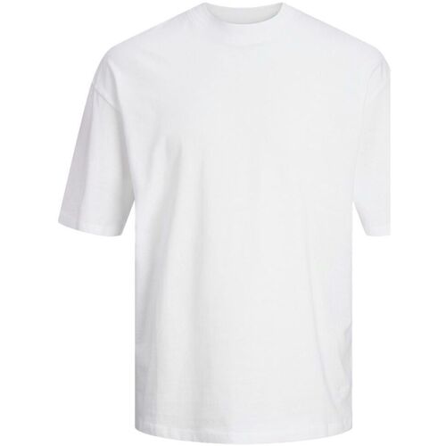 Vêtements Homme T-shirts & Polos Jack & Jones 12234745 TIMO-WHITE Blanc