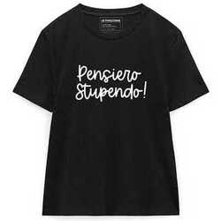 Vêtements Femme T-shirts manches courtes Le Pandorine  Noir