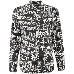 Vêtements Homme Chemises manches longues Versace JEANS Schmal Couture 75gal2r0_ns301-899 Noir