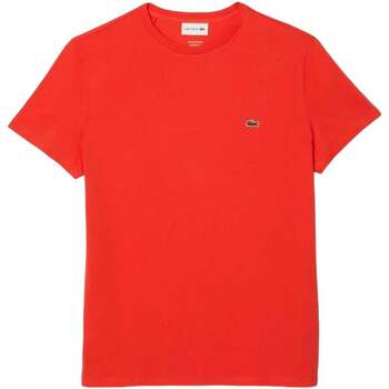 Vêtements Homme T-shirts manches courtes Lacoste  Orange
