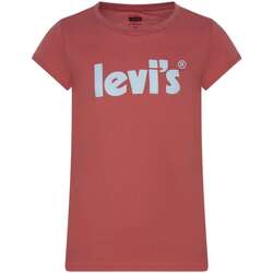 Vêtements Fille T-shirts manches courtes Levi's 136912VTAH22 Rose