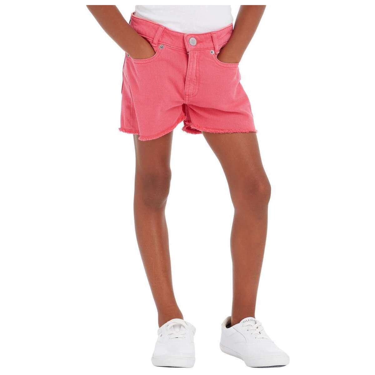 Vêtements Fille Shorts / Bermudas Tommy Hilfiger 144247VTPE23 Rose
