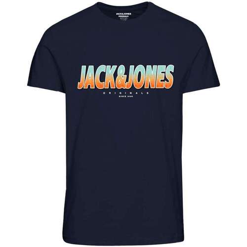 Vêtements Homme T-shirts manches courtes Jack & Jones 146834VTPE23 Marine