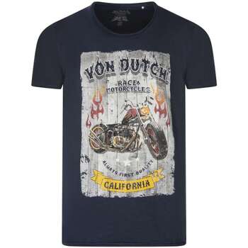 Vêtements Homme T-shirts flap-pocket manches courtes Von Dutch 147421VTPE23 Marine