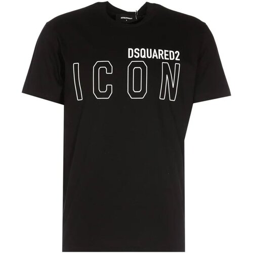 Vêtements Homme T-shirts manches courtes Dsquared S79GC0063 Noir