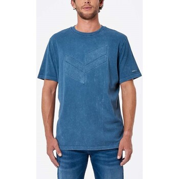 Vêtements Homme T-shirts manches courtes Kaporal - T-shirt col rond - bleu délavé Autres
