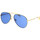 Montres & Bijoux Lunettes de soleil Gucci Occhiali da Sole  GG0356S 009 Doré