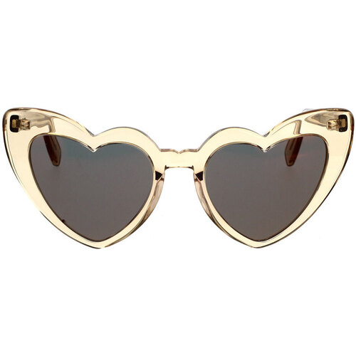 saint laurent square frame acetate sunglasses Femme Lunettes de soleil Yves Saint Laurent Occhiali da Sole Saint Laurent New Wave SL 181 LouLou 027 Beige