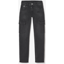 Vêtements Garçon Jeans NEWLIFE - JE VENDS Cure 800/16 regular jeans noir Noir
