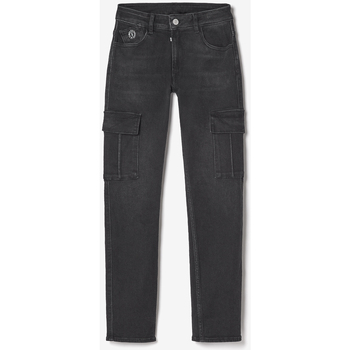 Vêtements Garçon Jeans Le Temps des Cerises Cure 800/16 regular jeans noir Noir